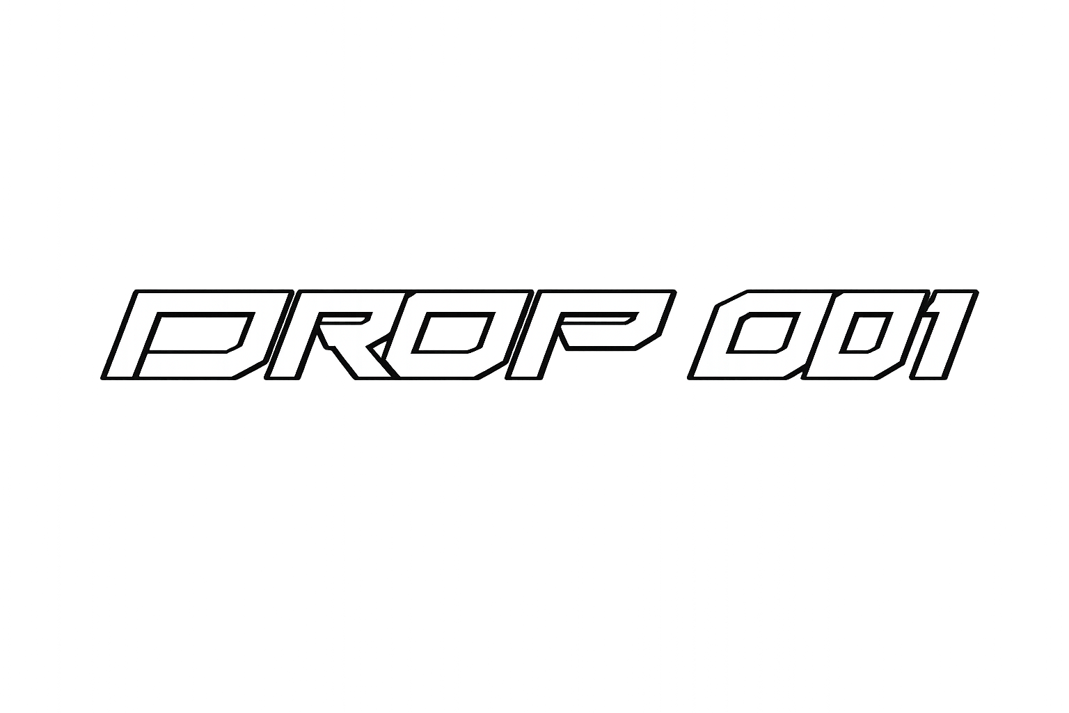 Camiseta Oversize Black - Drop 001